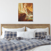 De liefdesbrief canvas afdruk (Insitu (Slaapkamer))