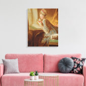 De liefdesbrief canvas afdruk (Insitu (Woonkamer))