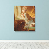 De liefdesbrief canvas afdruk (Insitu (Houten vloer))