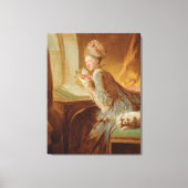 De liefdesbrief canvas afdruk (Voorkant)