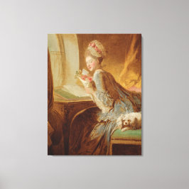 De liefdesbrief canvas afdruk