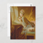 De liefdesbrief - Jean-Honoré Fragonard Briefkaart (Voorkant / Achterkant)