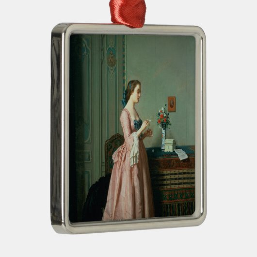 De liefdesbrief metalen ornament (Rechts)