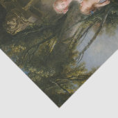 De liefdesbrief van Francois Boucher Tissuepapier (Detail)