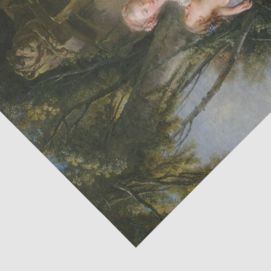 De liefdesbrief van Francois Boucher Tissuepapier (Detail)