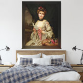 De liefdesbrief van Francois Martin-Kavel Canvas Afdruk (Insitu (Slaapkamer))