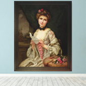 De liefdesbrief van Francois Martin-Kavel Canvas Afdruk (Insitu (Houten vloer))