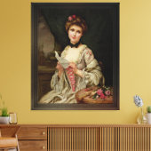 De liefdesbrief van Francois Martin-Kavel Canvas Afdruk (Insitu (Woonkamer))