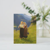 De liefdesbrief van Hans Dahl Briefkaart (Staand voorkant)