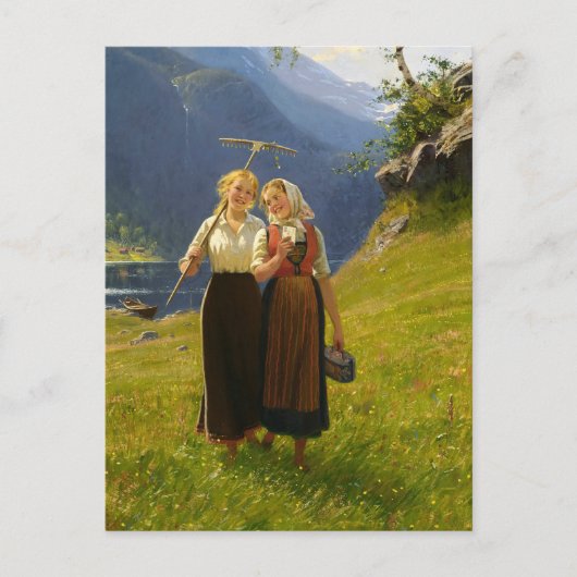 De liefdesbrief van Hans Dahl Briefkaart (Voorkant)