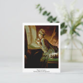De liefdesbrief van Jean-Honore Fragonard Briefkaart (Staand voorkant)