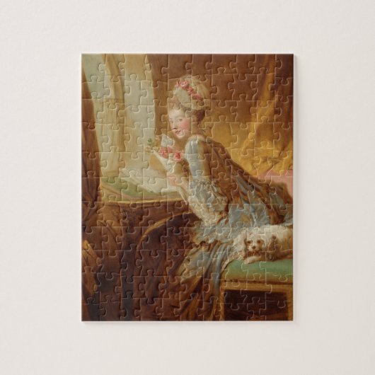 De liefdesbrief van Jean Honoré Fragonard Legpuzzel (Verticaal)