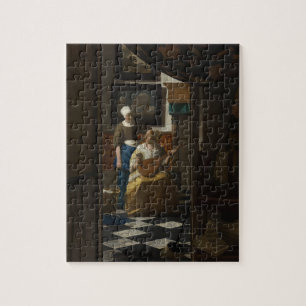 De liefdesbrief van Johannes Vermeer Legpuzzel