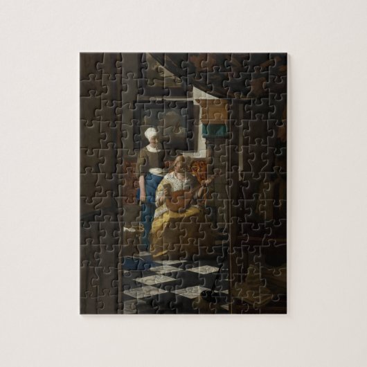 De liefdesbrief van Johannes Vermeer Legpuzzel (Verticaal)