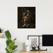De liefdesbrief - Vermeer (Rijksmuseum) Poster (Thuiskantoor)