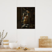 De liefdesbrief - Vermeer (Rijksmuseum) Poster (Keuken)