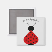 De liefdesbug van de liefdesmagneet magneet (Voorkant / Achterkant)