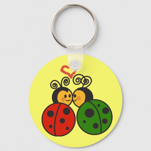 De liefdesbugs sleutelhanger (Voorkant)