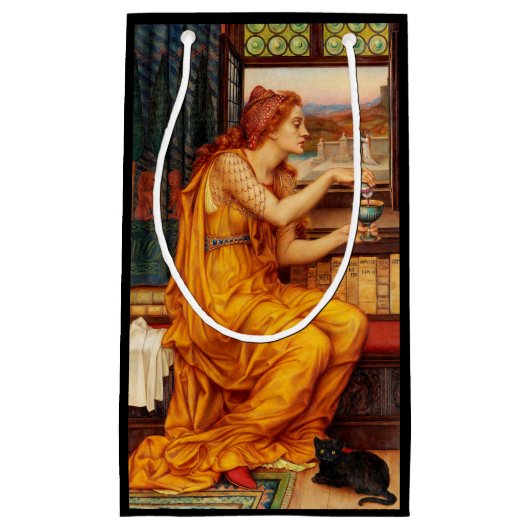 De liefdesdrank - Evelyn de Morgan schilderij Klein Cadeauzakje (Voorkant)