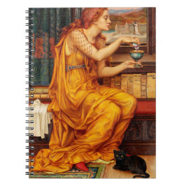 De liefdesdrank - Evelyn de Morgan schilderij Notitieboek