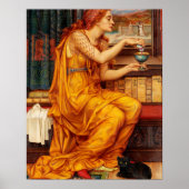 De liefdesdrank - Evelyn de Morgan schilderij Poster (Voorkant)
