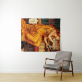 De liefdesdrank - Evelyn de Morgan schilderij Wandkleed (In Situ (horizontaal))