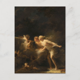 De liefdesfontein van Jean-Honore Fragonard Briefkaart