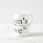 De liefdesformule van mama porselein kop (Voorkant rechts)