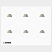 De Liefdeskonijnen! Ronde Sticker (Vel)