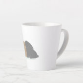 De liefdeskonijntjes! latte mok (Rechterhoek)