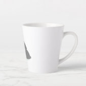De liefdeskonijntjes! latte mok (Rechts)