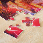 De liefdesregenboog overal over de mensen legpuzzel (Zijkant)