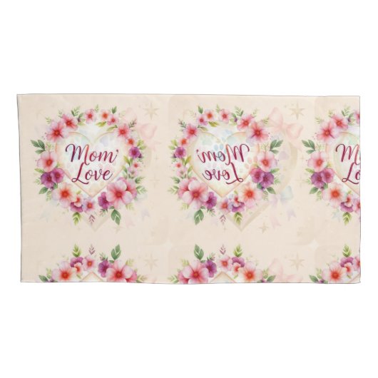 De liefdesstraling van de moeder kussensloop (Achterkant-Rechts)