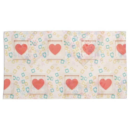 De liefdesstraling van de moeder kussensloop (Voorkant-Rechts)