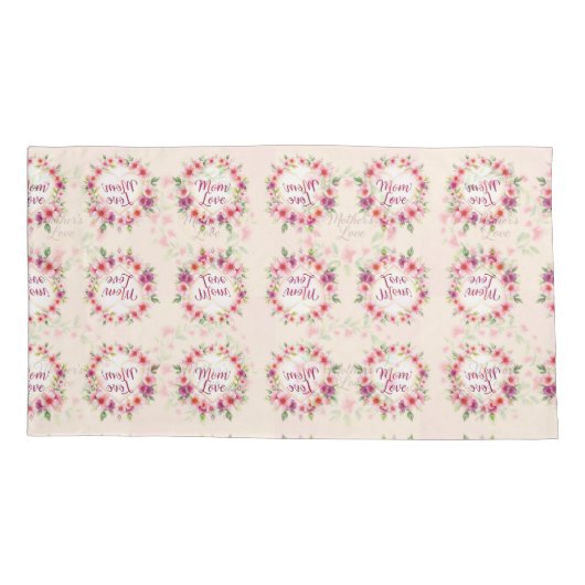 De liefdesstraling van de moeder kussensloop (Achterkant-Links)