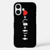 De liefdesvergelijking voor mannen Case-Mate iPhone case (Achterkant)