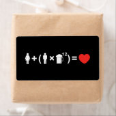 De liefdesvergelijking voor mannen etiket (Insitu)