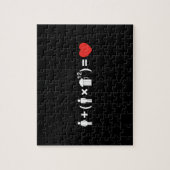 De liefdesvergelijking voor mannen legpuzzel (Verticaal)