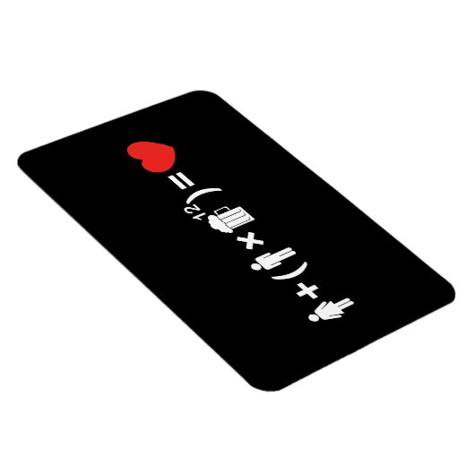 De liefdesvergelijking voor mannen magneet (Rechterzijde)