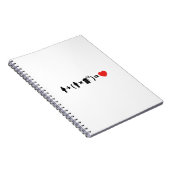 De liefdesvergelijking voor mannen notitieboek (Rechterzijde)