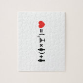 De liefdesvergelijking voor vrouwen legpuzzel (Verticaal)