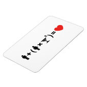 De liefdesvergelijking voor vrouwen magneet (Linkerzijde)