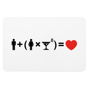 De liefdesvergelijking voor vrouwen magneet