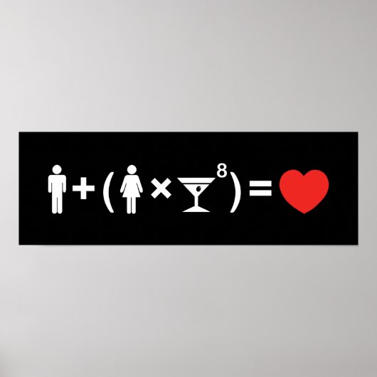 De liefdesvergelijking voor vrouwen poster (Voorkant)