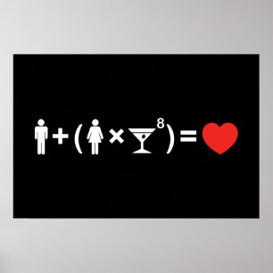 De liefdesvergelijking voor vrouwen poster
