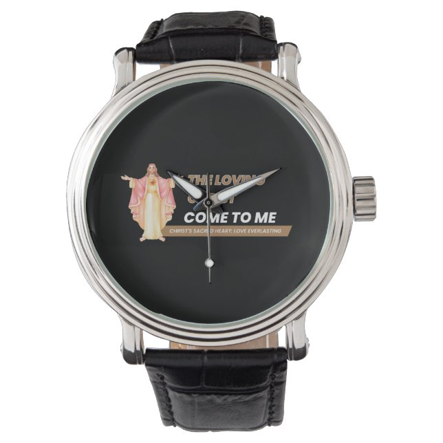 De liefdevolle Christus komt tot mij Horloge (Voorkant)