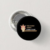 De liefdevolle Christus komt tot mij Ronde Button 3,2 Cm (Voorkant /achterkant)