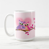 De liefdevolle Eigenaars van de Paar op een Mok va (Links)