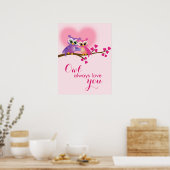 De liefdevolle Eigenaars van de Paar op een Poster (Keuken)