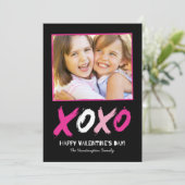 De liefdevolle Kaarten van de Foto van de Valentij (Staand voorkant)